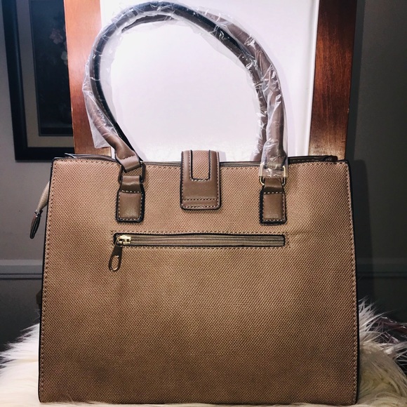 Jolene Couture.  Bags Brown and red bag with quite - Picture 2 of 5